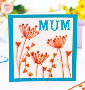 Simple Quilled Seed Head Greetings