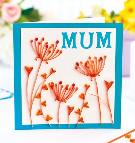 Simple Quilled Seed Head Greetings