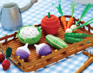 Quilled Vegetables Quilled Vegetables