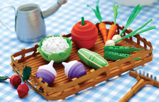 Quilled Vegetables