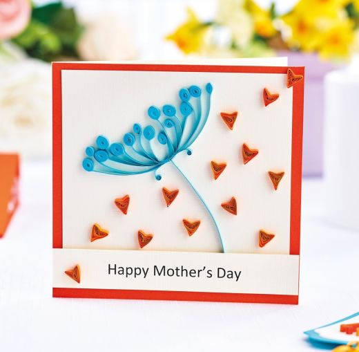 Simple Quilled Seed Head Greetings