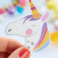 Rainbow & Unicorn Shrink Plastic Jewellery