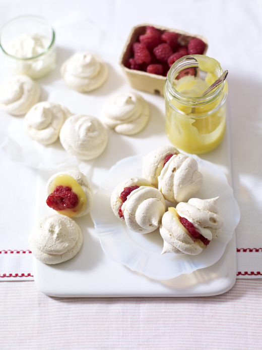 Raspberry Crush Mini Meringues