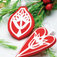 Red & White Scandi Decs