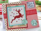 Red And White Themed Cross-Stitch Set