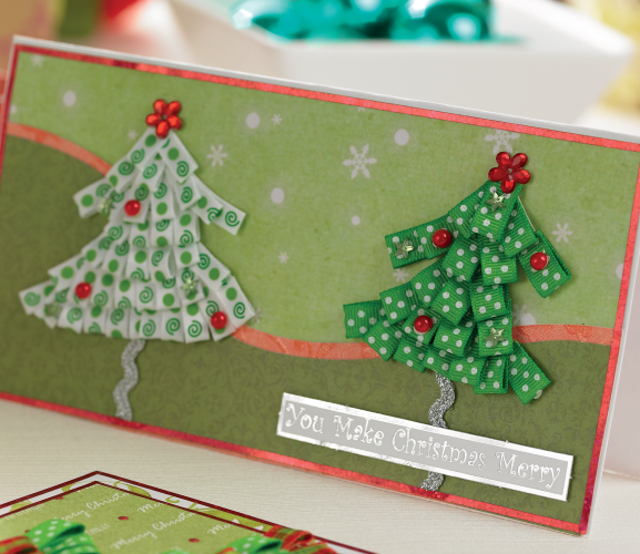 Ribbon Christmas Cards