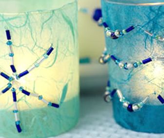 Beaded Candles & Candle Holders