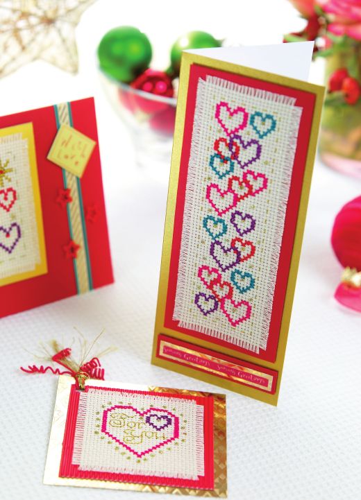 Sentiment Cross Stitch Cards