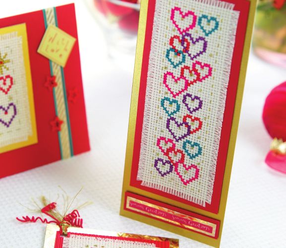 Sentiment Cross Stitch Cards