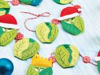 Brussels Sprouts Christmas Bunting