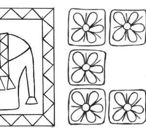 Elephant & Bollywood Style Motifs