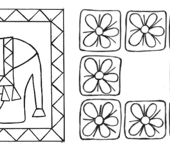 Elephant & Bollywood Style Motifs