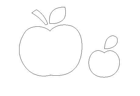 Apple Applique Teacher Gift Templates