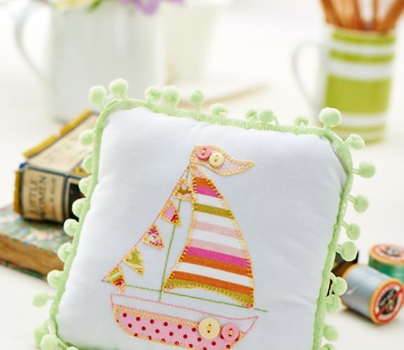 Sailboat Cushion Motif