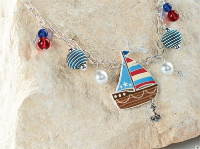 Make Seaside Boat Necklace