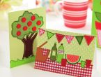 Sew a summery card