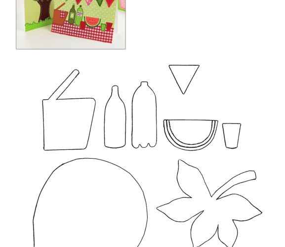 Sew a summery card