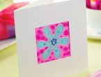 Silk Painting Card