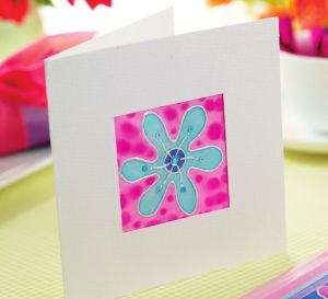Silk Painting Card