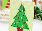 Simple stitched Christmas cards