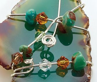Dyed Agate Necklace