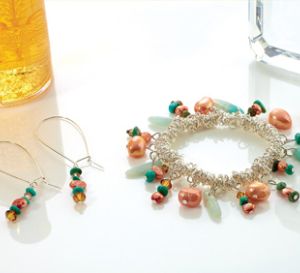 Dyed Agate Earrings