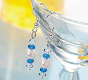 Something Blue Drop Earrings