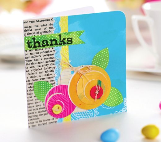 Spring-Themed Greetings With Book Page Embellishments