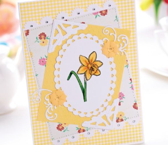 Daffodil, Tulip, Bluebells & Snowdrop Spring Flower Motifs