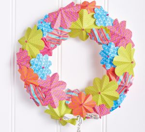 Spring Paper Wreath