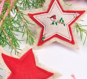 Sew Cottagecore Star Decorations