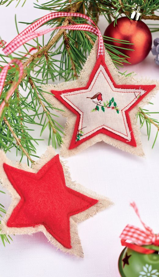 Sew Cottagecore Star Decorations