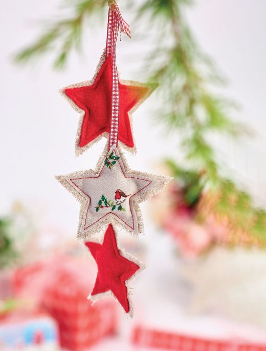 Sew Cottagecore Star Decorations