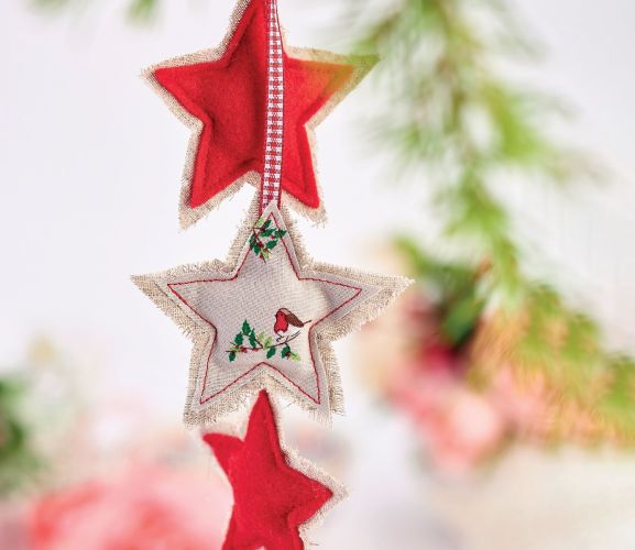 Sew Cottagecore Star Decorations