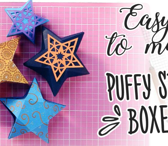 Puffy Star Boxes Template