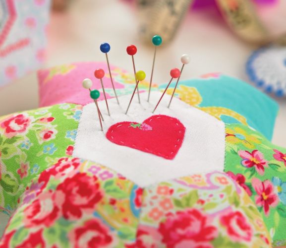 Stitch a pin cushion