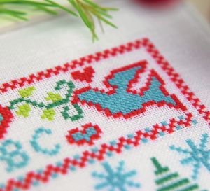 Stitch A Sampler Christmas Gift