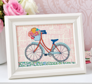 Stitched Bicycle Sampler Project