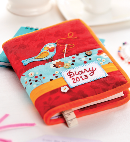 Stitched Diary Cover
