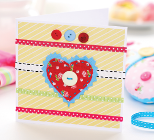 Stitched Heart Card