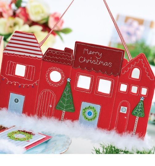 Christmas Street Scene Motif