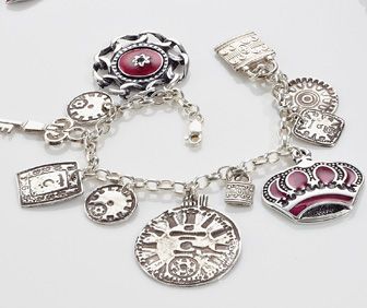 Stop The Clock Charm Bracelet