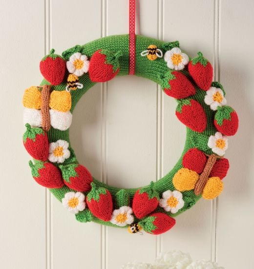 Knit a Summer Wreath
