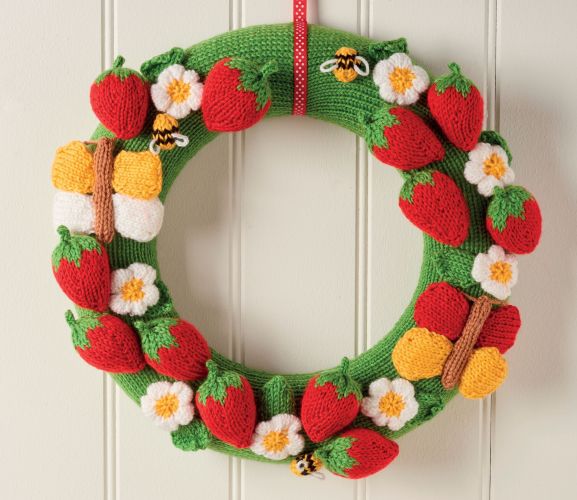 Knit a Summer Wreath