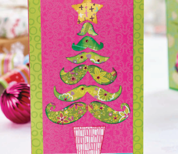 Fun and Festive Moustache Cards