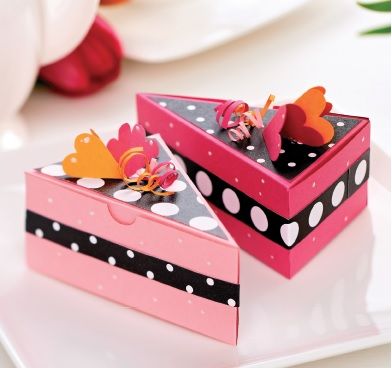 Tea Party Cake Slice Boxes