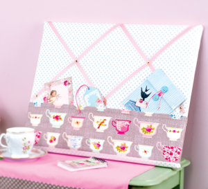 Tea Party Noticeboard & Storage Tins