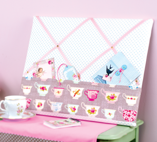 Tea Party Noticeboard & Storage Tins