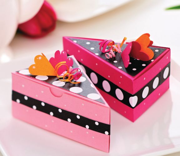 Tea Party Craft Set With Cake Slice Boxes