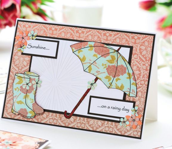 Umbrella Cards For Spring Showers